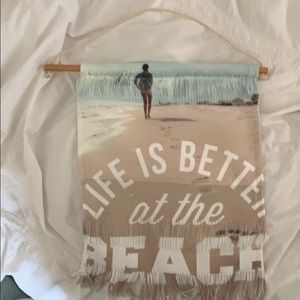 Society6 wall hanging